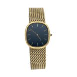 CHOPARD Herrenarmbanduhr, Durchmesser 30 x 34 mm Elipse, in Gelbgold 18K,Quarzwerk, Band in Gelbgold