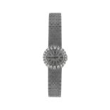 IWC Damenarmbanduhr, von ca. 1970, sehr hübsch, Durchmesser 18 mm, in Weissgold 18K, mit 22