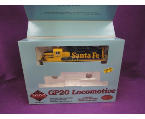 Two Proto 2000 Series limited edition HO scale Santa Fe GP20 locomotives, 3167 & 1107, both boxed 8106 & 8008