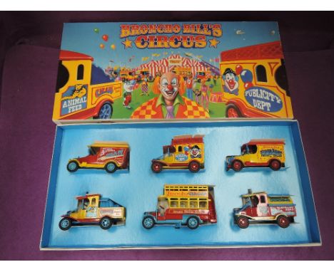 A Oxford diecast First Edition Broncho Bills Circus set, boxed