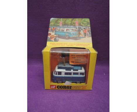 A Corgi Toys diecast, Commer Mobile Camera Van, missing camera man, in original window display box 479