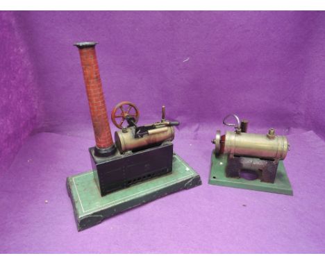 A early Bing live steam engine and a UK live steam engine