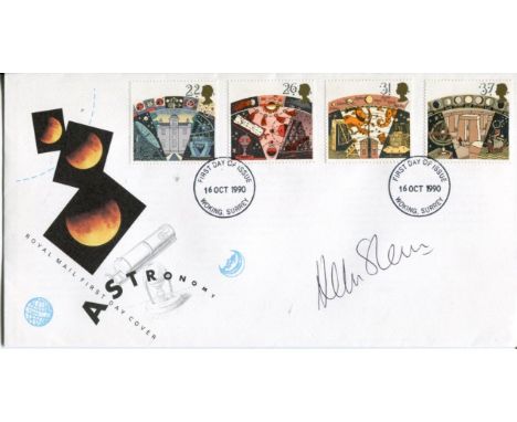 BRITISH ASTRONAUT: 1990 Astronomy FDC signed by Helen Sharman who became the first Briton in space and the first woman to vis