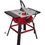 Pallet To Contin 8 x New & Boxed Einhell 250mm Table Saw and Stand 230V. - Working with solid