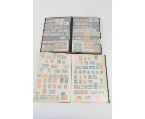 Two stamp stock books with many hundreds of Commonwealth stamps (NB: Condition is NOT noted in catalogue descriptions. We str