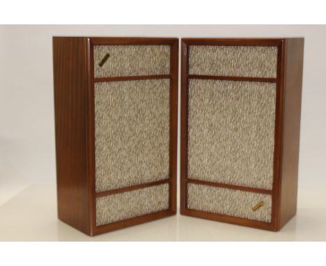 Wharfdale Speakers, a pair of Wharfdale Bookshelf 2 mahogany Speakers, ultra compact 2 speaker system, generally good conditi