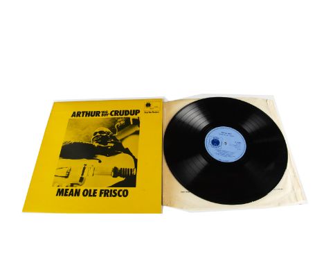 Arthur Crudup LP, Mean Ole Frisco LP - Original UK Mono Release 1970 on Blue Horizon (M 7-63855) - Blue Labels - Sleeve Excel
