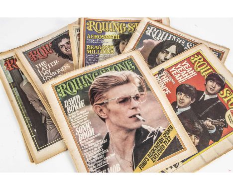 Rolling Stone Magazines 1976, fifteen copies of Rolling Stone Magazine from 1976 comprising: 204-208, 212.214-217, 219-221, 2