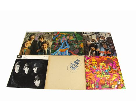 Sixties LPs, approximately fifty albums of mainly Sixties artists including The Beatles, The Who, Yardbirds, Small Faces, Cre