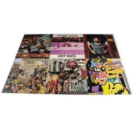 Frank Zappa LPs, eleven albums comprising Lumpy Gravy, Hot Rats, Burnt Weeny Sandwich, Over-Nite Sensation, The Grand Wazoo, 