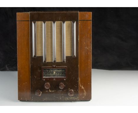 Vintage Radios, three vintage radios, an Ultra radio model 101 s/n 26437, a  1930s PYE radio plus a Burndept CN 229 s/n 01160