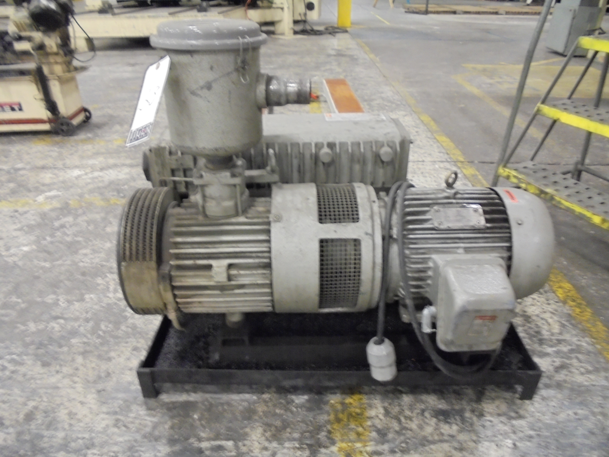 Busch Vacuum Pump w/ 10 HP Motor Site Location Bluffton, IN
