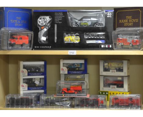 Toys and Juvenalia - Die-cast vehicles inc EFE boxed limited editions Tate and Lyle, Rank Hovis, others;  LLedo Olympics mode