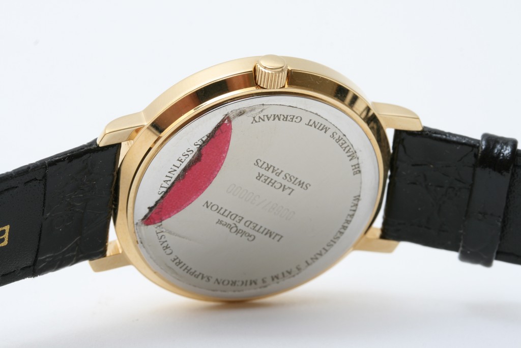 A Gold Quest Mayer Mint Germany gents wrist watch