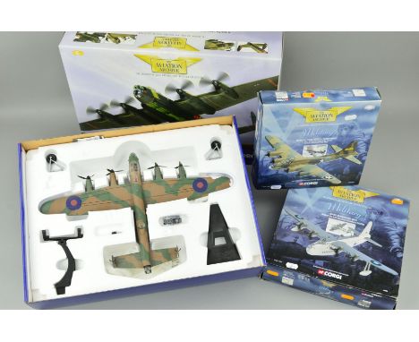 A BOXED CORGI CLASSICS 'THE AVIATION ARCHIVE' AVRO LANCSTER MK1, No.AA32607, model of aircraft G for George, 460 Squadron, R.