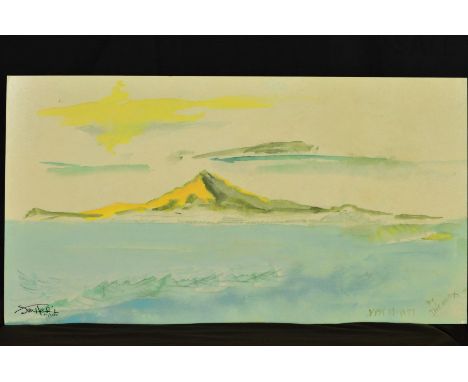 JIMI HENDRIX (AMERICAN 1942-1970) 'LAKE WASHINGTON', a limited edition print 12/125, bares facsimile signature, with certific