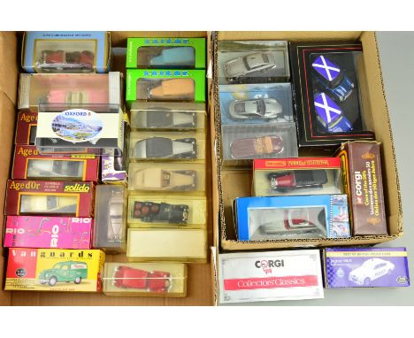 A QUANTITY OF BOXED DIECAST CAR MODELS, majority 1/43 scale, includes a number of Jaguar and James Bond related models, Corgi