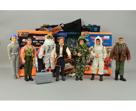 A QUANTITY OF BOXED AND UNBOXED MODERN HASBRO ACTION MAN FIGURES AND ACCESSORIES, to include James Bond 007 'Thunderball' and