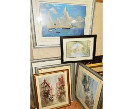 A GROUP OF PRINTS to include two limited edition prints by J.Steven Dews 'An Opportune Breeze from the South East' 263/495, '