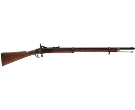 A .577 OBSOLETE CALIBRE NEW ZEALAND SHORT RIFLE, 30.75inch sighted barrel fitted with ramp and ladder rear sights, various Or