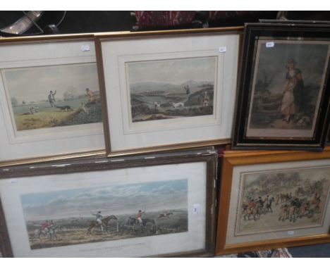 A COLLECTION OF PRINTS OF SPORTING INTEREST, including Pears Prints of hunting scenes, and others