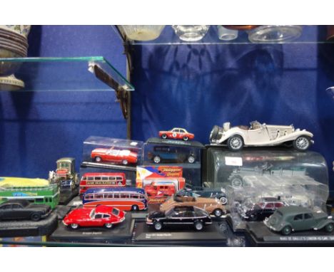 A COLLECTION OF DIECAST MODEL VEHICLES, including Lledo, Solido and others