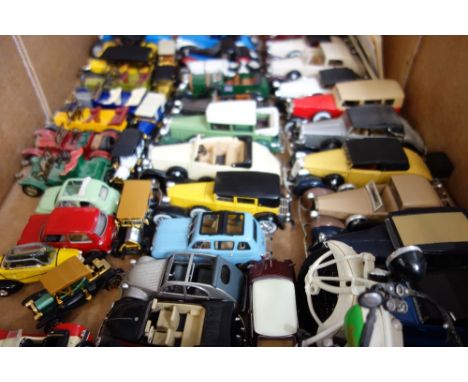 A LARGE COLLECTION OF MODELS OF YESTERYEAR and similar model vehicles (2 boxes)
