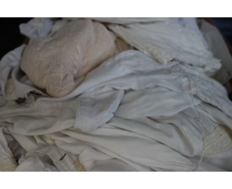 A COLLECTION OF EDWARDIAN AND SIMILAR VINTAGE CHILDREN'S CLOTHING and similar textiles