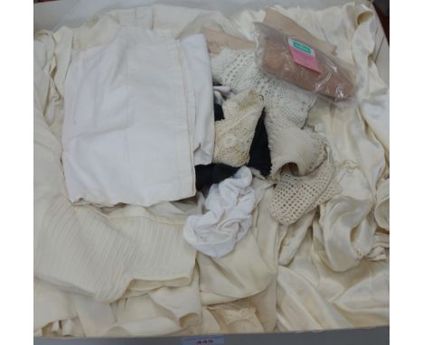 A COLLECTION OF VINTAGE LADIES UNDERWEAR, gloves and similar