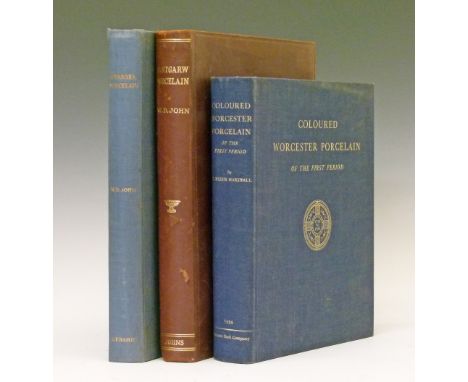 Books - Early English And Welsh Porcelain comprising: W.D. John - Nantgarw Porcelain, published by R.H. Johns Ltd, 1st editio