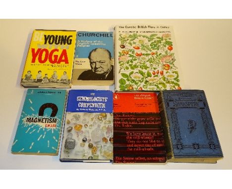 A large collection of vintage books, to include books on clocks & watches, jewellery, plants, encyclopedias, Edinburgh, Secon