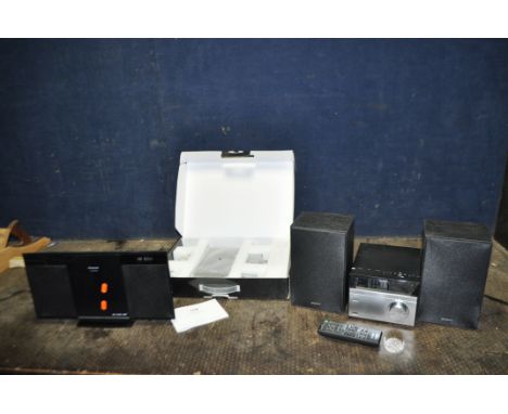 A PANASONIC SC-HC27DB HI FI, a Sony CMT-S20B Hi Fi with matching speakers and remote (both PAT pass and working) and a Nix di