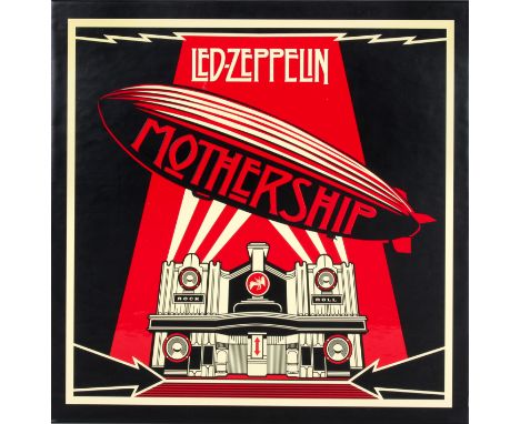 Led Zeppelin: Mothership - 4-LP boxed set, issued 2007, Atlantic Records Swan Song R1 344700 (vinyl EX+, box VG, slight corne