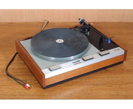 A Thorens TD 125 MkII turntable record player - with ADC tonearm and Ortofon X1-MC moving coil phono cartridge, in original t