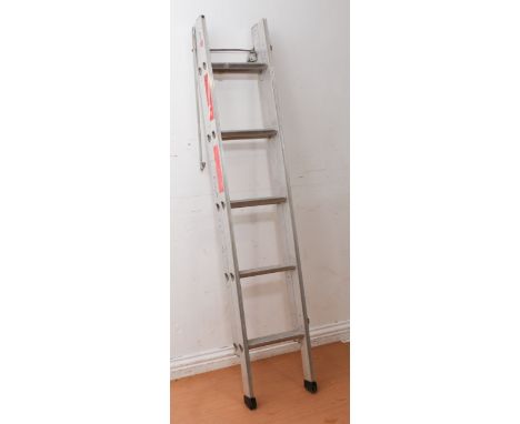 A two-section loft ladder