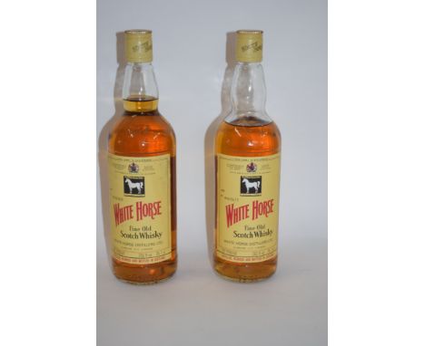Two 75.7cl bottles White Horse Fine Old Scotch Whisky, 70% proof