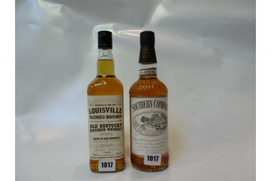 2 Bottles 1 Southern Comfort 70cl 40 And 1 Louisville Blended