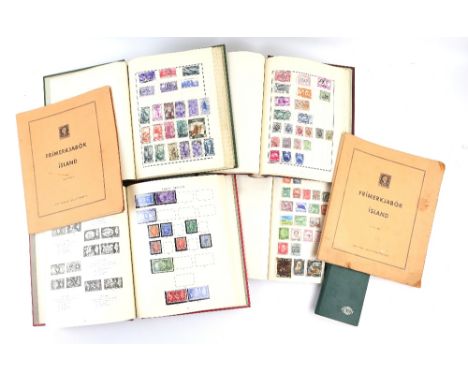 Stamp Collection in Albums with British Commonwealth, George VI and Queen Elizabeth  part Mint Sets, Great Britain 1943 RAF C