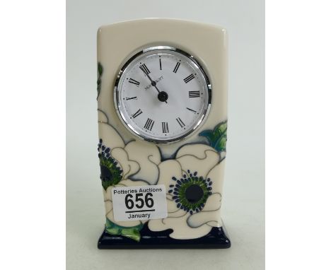 Moorcroft Snowsong Clock: Designed by designer Rachel Bishop. Shape CL1, first in quality