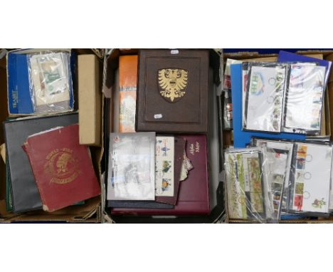 Extensive collection of stamps in 3 trays: Extensive stamp collection including world, Commonwealth &amp; British stamps both