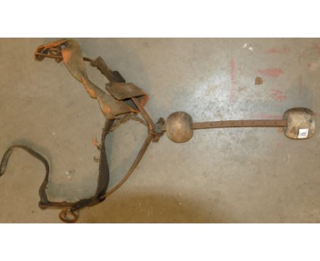Unusual Blacksmith Made Vintage Horse Tack: 