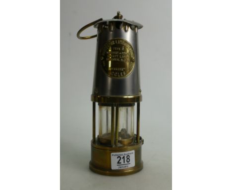 Eccles Type 6 Ministry of Power Miners Safety lamp:
