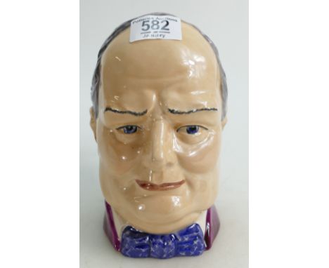 Kevin Francis character jug Winston Churchill: two handled character jug marked Artists original colourway by M Jackson.