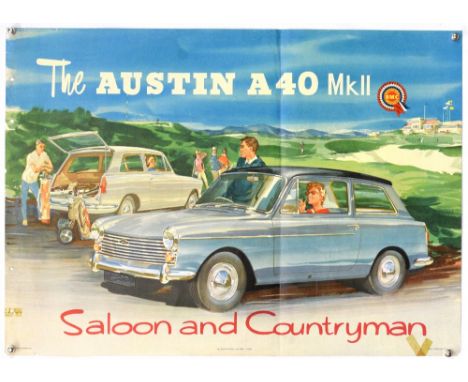 50 Advertising posters from the 1960's including Austin, BP (British Petroleum), Shell, National Savings, Litter, Daily Expre