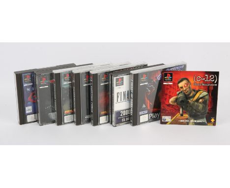 Sony PlayStation Game Collection. This lot includes eight games released for the original PlayStation, they include: Final Fa