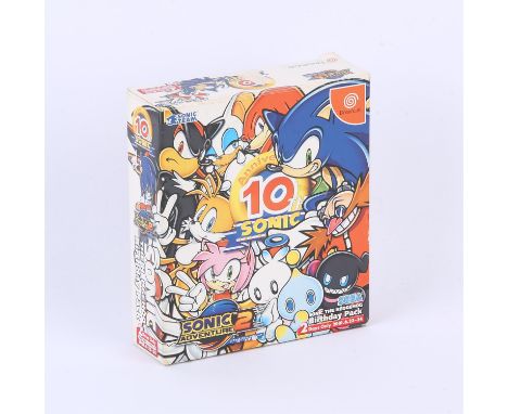 Sonic Adventure 2 - Sega Dreamcast 10th Anniversary Special Edition. This lot features the Japanese exclusive edition of Soni