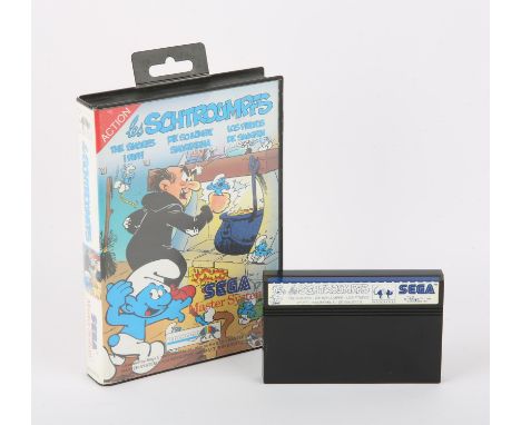 LES SCHTROUMPFS / SMURFS SEGA MASTER SYSTEM. This lot contains one of the more rarer Master System Games, unfortunately there