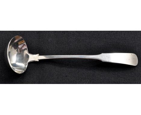 An early 19th Century sauce ladle, by William Jamieson, Aberdeen, c.1820, fiddle pattern, .85oz.
