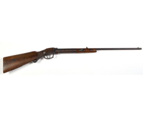 A Bugelspanner 'Original Will' .177 cal. rifled target model air rifle, with octagonal barrel, steel cylinder and tang engrav