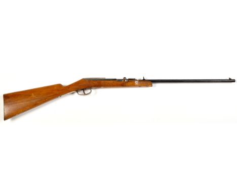 A Diana, Model 14 .177 cal. Trainer with 17in. octagonal barrel and plated bolt action, with stained wood fore-end and stock,